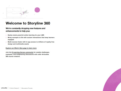 Training over Articulate Storyline 360