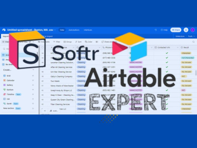 Setup airtable, airtable database, airtable automation and interfaces ...
