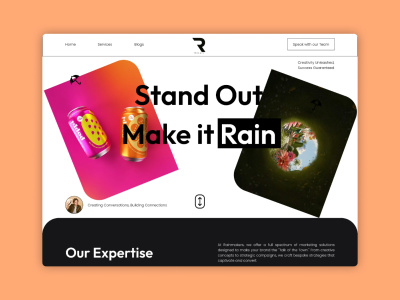 Website Landing Page UI UX design in Figma/PSD/ Framer, Website development