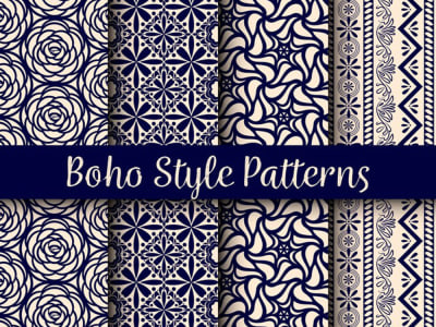 Seamless, Boho pattern in any style you want
