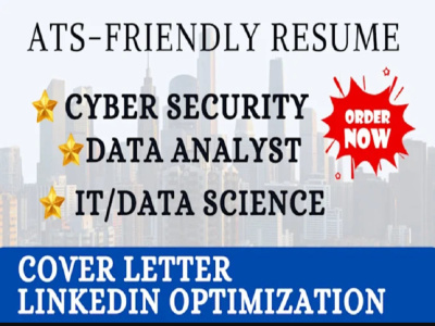 ATS data analyst resume, cyber security resume, IT tech resume data science