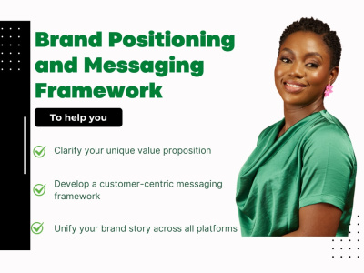 A personalised brand positioning and messaging framework