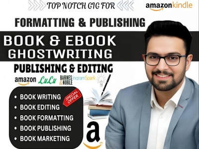 An original, creative & sellable book/ebook writer for Any Specific Genre.