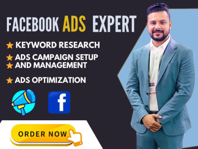 Facebook Ads Expert | Campaign Setup Management | Pixel Tracking