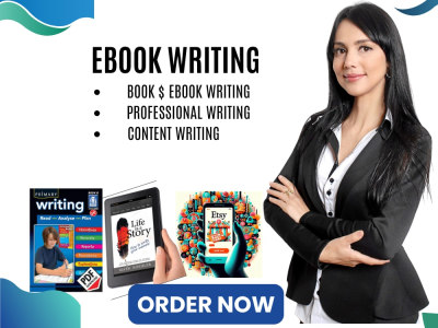A unique and original book or eBook writing quality eBook for your business
