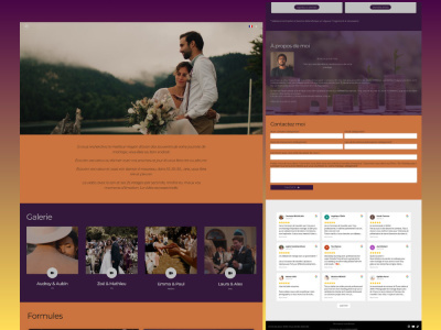 A stunning photography website , drone photography, wedding photography