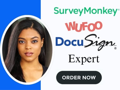 Your online forms, jotform, typeform, survey monkey pandadoc, wufoo form