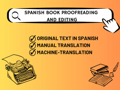 A premium Spanish proofreading of your book