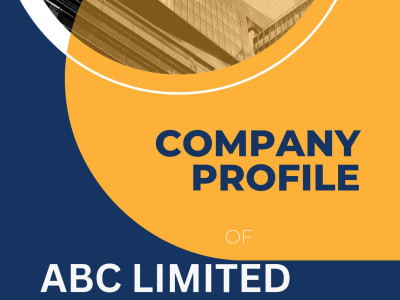 A standard company profile to perfectly introduce your brand