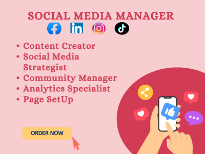 Social media manager | Social media marketer | Content Creator