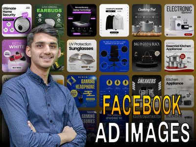 Creative ad images, product images, banner and social media posts design