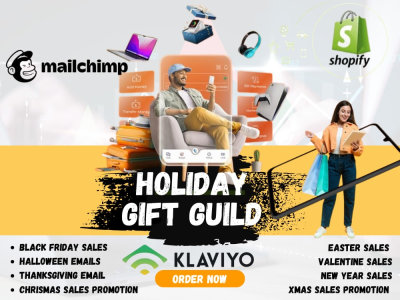 Black Friday, Cyber Monday, Halloween Mailchimp campaigns & newsletters