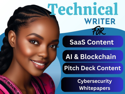 Expert Technical writer for Blockchain, AI, and Cybersecurity Content