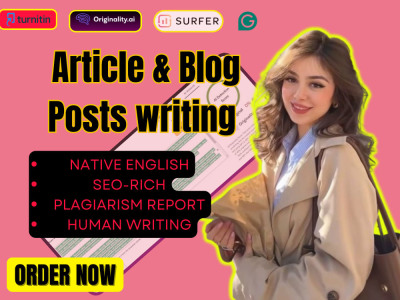 Website content, copywriting, article writing, content writer & Blog Post