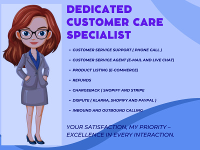 A dedicated customer service representative. | Upwork