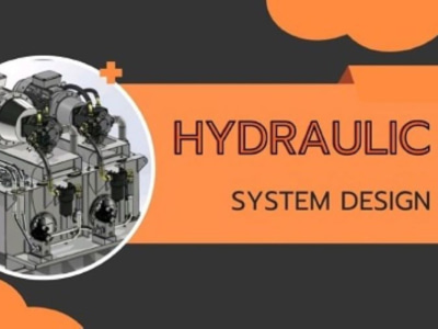Hydraulic System 2D & 3D drawing with AutoCAD & SolidWorks