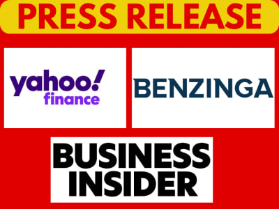 Press release on yahoo finance, marketsbusiness insider, benzinga