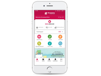 Mobile app based on your requirements.