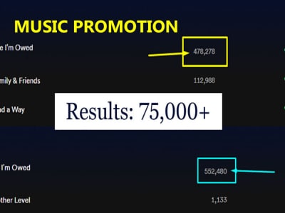 Spotify Promotion | Spotify Track and Album promotion | Music Promotion