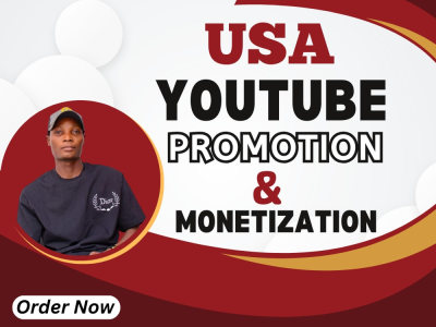 Organic USA YouTube Channel Promotion and Video Promotion