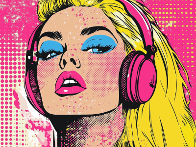 Custom AI Generated Pop Art