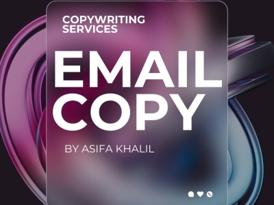 Email Copy by An Expert Email Copywriter