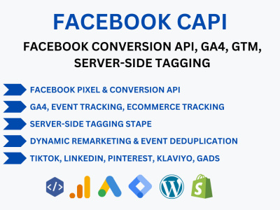 Facebook Pixel Conversion API, GA4, GTM & server-side tracking