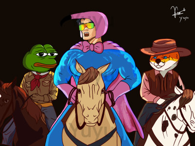 An awesome cartoon illustration