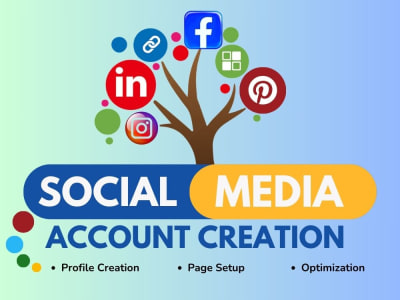 Social Media Account Setup, Page Setup & Optimization