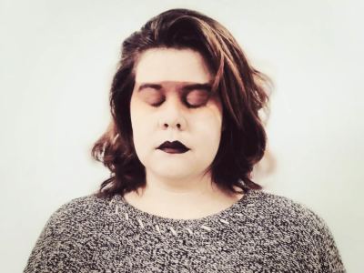 A female vocal recording in a bardic, medieval, or operatic style.