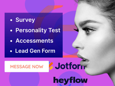 Jotform | Qualtrics | typeform | heyflow | Survey Monkey | Outgrow |