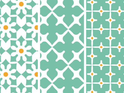 A creative seamless pattern for textile fabric and other prints