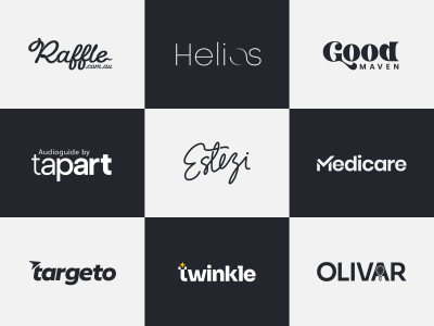 Monogram, Logomark, Logotype, Lettermark, Wordmark & Typography Logo Design