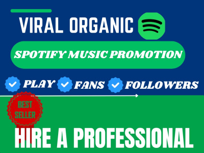 Organic Spotify Promotion for Spotify Music get Massive Rating & Streamers