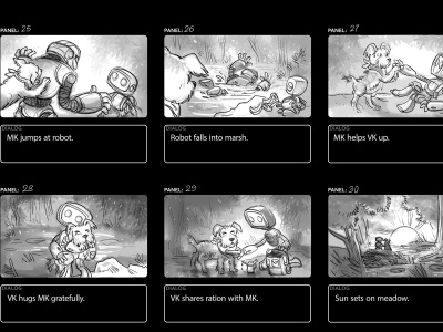 Creative Storyboard Illustration Services for Visual Storytelling