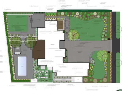 A 2D Color Landscape Design