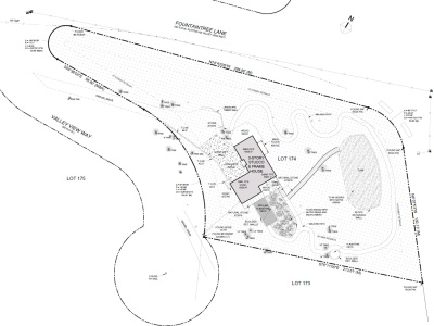 A Residential Site Plan Drawing