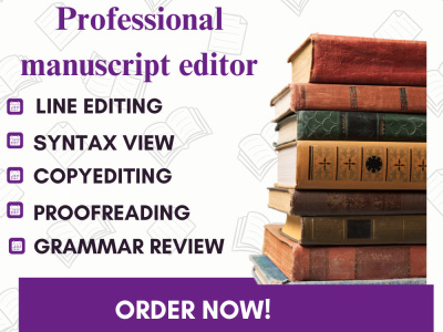 Flawless Manuscripts with Experts Proofreading and Copyediting!