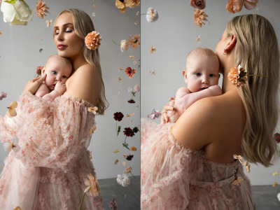 A beautiful maternity retouched images