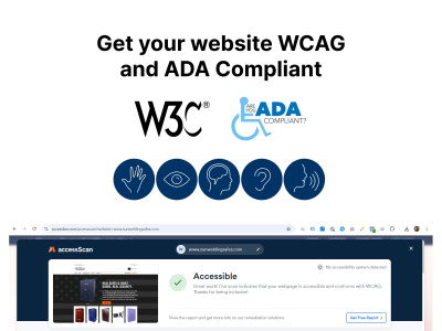 Your Website Accessible to Comply With WCAG Guidelines & ADA US Federal Law