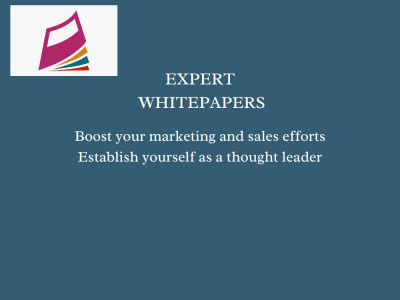 Expert whitepaper that boosts marketing and thought leadership