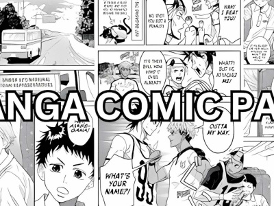An amazing comic or manga page, storyboard