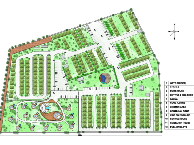Site Plan, Master Plan, detailed 2D Architectural/landscape Drawings