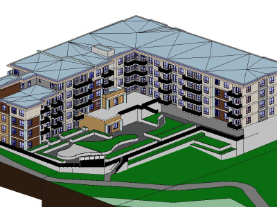 3D BIM Model (Revit)