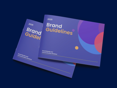 Modern brand identity guidelines/brand style guidelines for your business