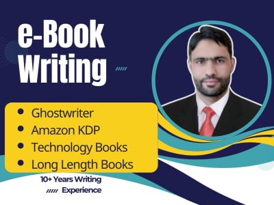 Ghostwriter, Amazon KDP ebook writer, Tech & Business ebook writer