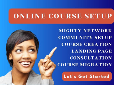 Mighty network, circle.so, kajabi, learnworlds online course setup