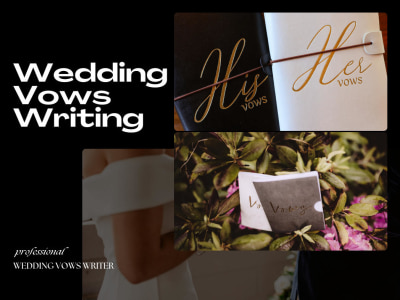 Unique and beautiful wedding vows letter