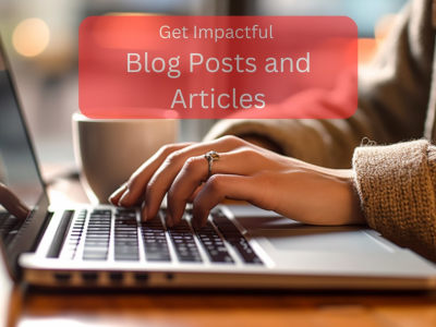 Engaging blog posts and articles tailored to captivate your audience