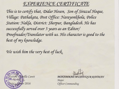 The best quality proofreading and editing services in English and Bengali